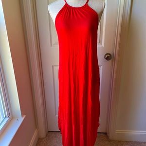 Patriotic red max dress